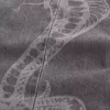 Jeans super larghi con grafica serpente