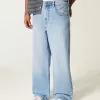 Jeans super larghi con grafica Spider Wash Light