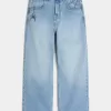 Jeans super larghi con grafica Spider Wash Light