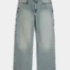 Jeans super larghi da pittore con lavaggio medio
