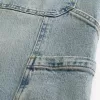 Jeans super larghi da pittore con lavaggio medio