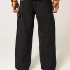 Jeans super larghi da pittore neri lavati