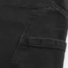 Jeans super larghi da pittore neri lavati