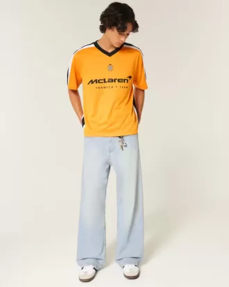 Jeans super larghi lavaggio chiaro