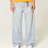 Jeans super larghi lavaggio chiaro