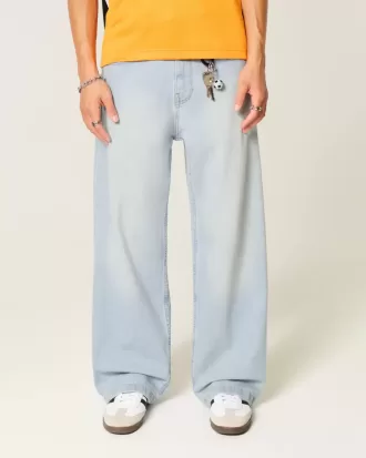 Jeans super larghi lavaggio chiaro
