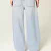 Jeans super larghi lavaggio chiaro