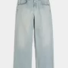 Jeans super larghi lavaggio chiaro