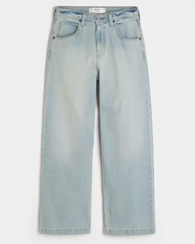 Jeans super larghi lavaggio chiaro