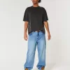 Jeans super larghi lavaggio medio