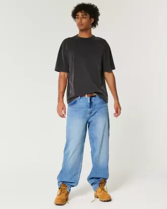 Jeans super larghi lavaggio medio