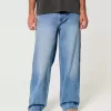 Jeans super larghi lavaggio medio