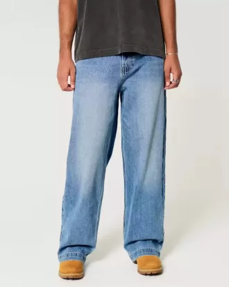 Jeans super larghi lavaggio medio