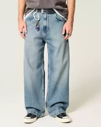Jeans super larghi lavaggio medio