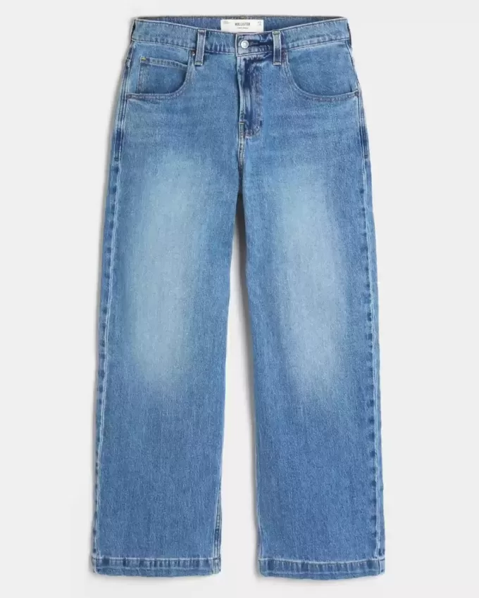 Jeans super larghi lavaggio medio