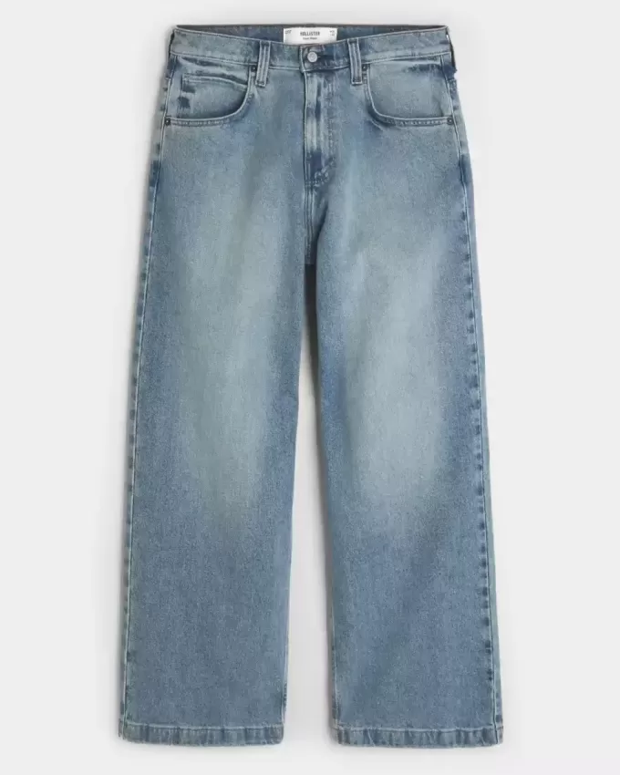 Jeans super larghi lavaggio medio