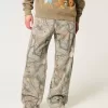 Jeans super larghi mimetici