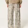 Jeans super larghi mimetici