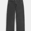 Jeans super larghi neri lavati