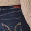 Jeans super skinny a vita alta e lavaggio scuro con effetto curvy