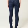Jeans super skinny a vita bassa lavaggio scuro