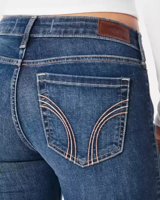 Jeans super skinny a vita bassa lavaggio scuro