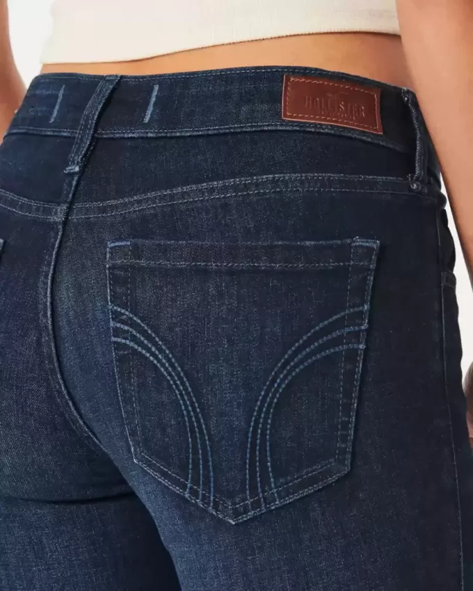 Jeans super skinny a vita bassa lavaggio scuro