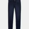 Jeans super skinny a vita bassa lavaggio scuro