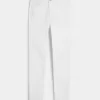 Jeans super skinny bianchi a vita alta