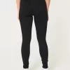 Jeans super skinny neri a vita alta curvy