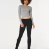 Jeans super skinny neri a vita bassa