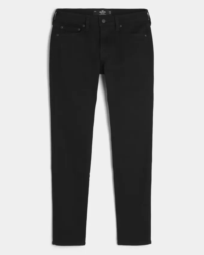 Jeans super skinny neri anti-sbiadimento