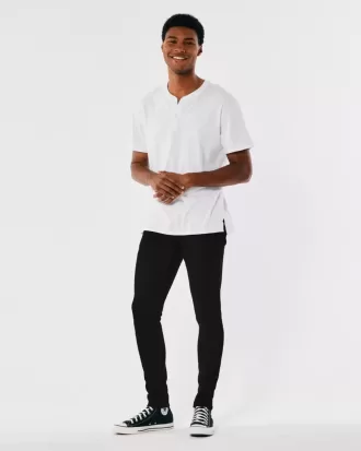 Jeans super skinny neri anti-sbiadimento