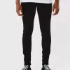 Jeans super skinny neri anti-sbiadimento