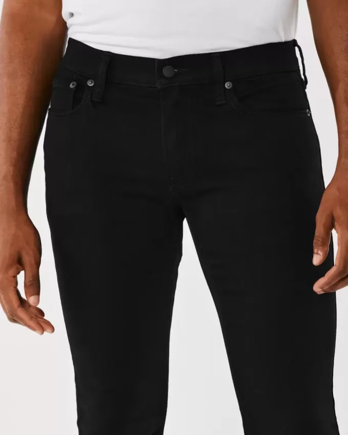 Jeans super skinny neri anti-sbiadimento
