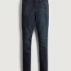 Leggings in jeans lavaggio scuro a vita alta curvy