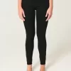 Leggings neri a vita alta