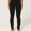Leggings neri a vita alta