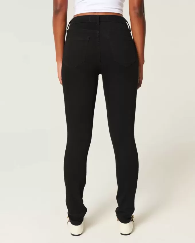 Leggings neri a vita alta