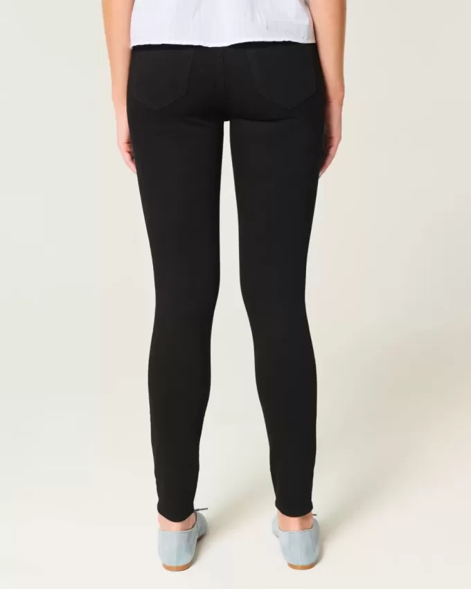Leggings neri a vita alta