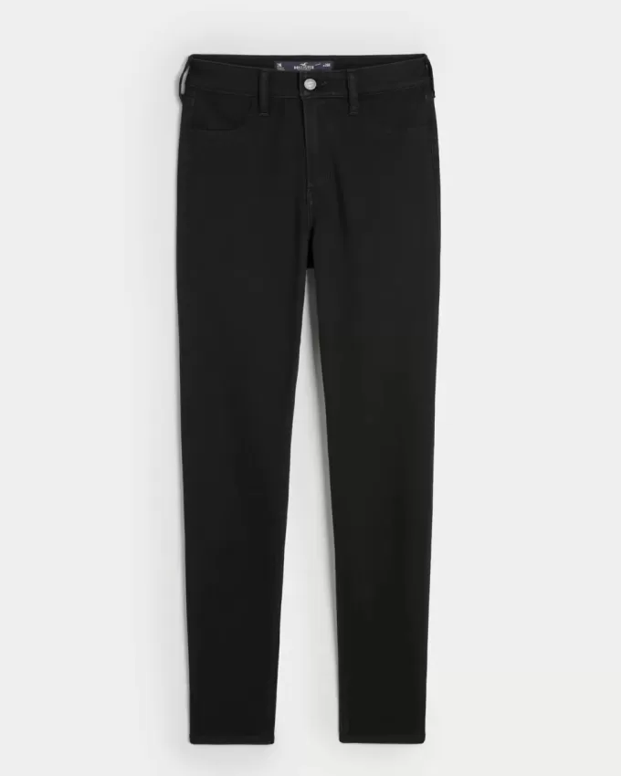 Leggings neri a vita alta