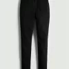 Leggings neri a vita alta curvy