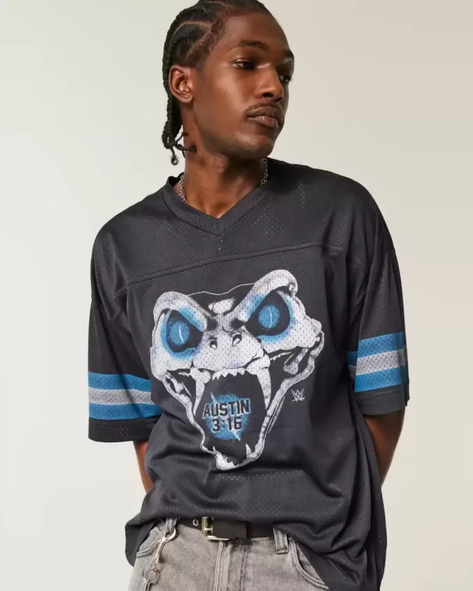 Maglia Baggy Stone Cold Steve Austin con grafica