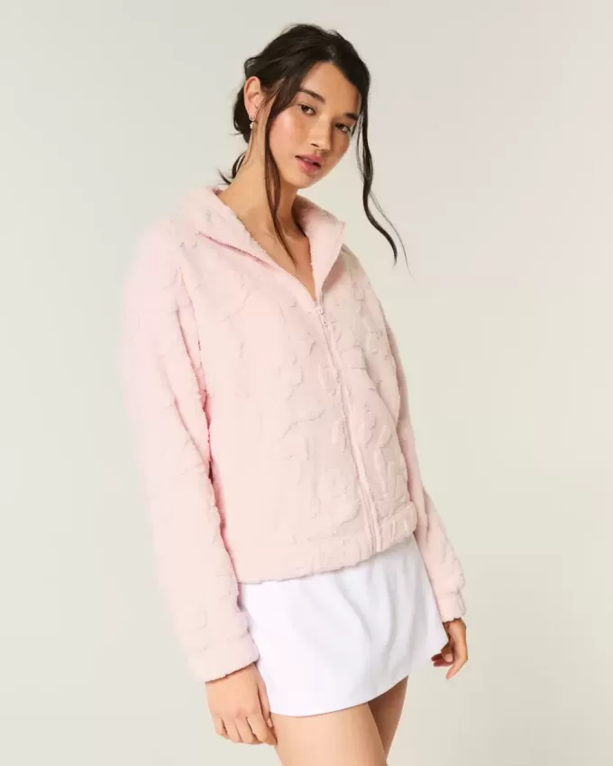 Maglia con cerniera in sherpa Gilly Hicks
