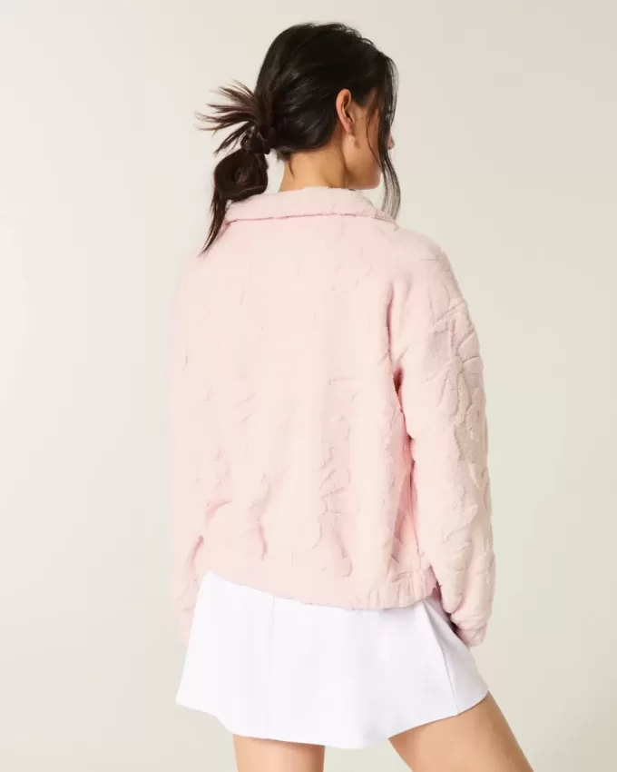 Maglia con cerniera in sherpa Gilly Hicks