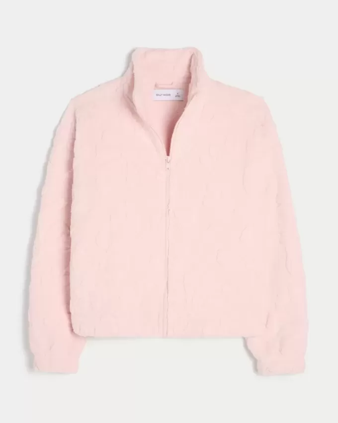 Maglia con cerniera in sherpa Gilly Hicks