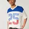 Maglia con grafica a numeri squadrati