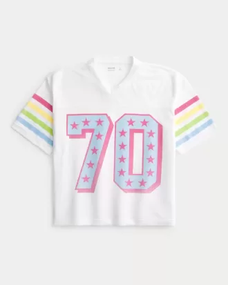 Maglia con grafica a numeri squadrati