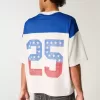 Maglia con grafica a numeri squadrati