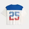 Maglia con grafica a numeri squadrati